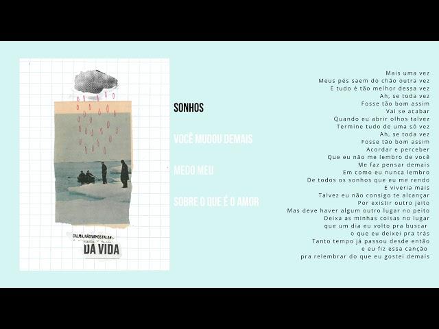 bola - sonhos [calma, não vamos falar da vida]