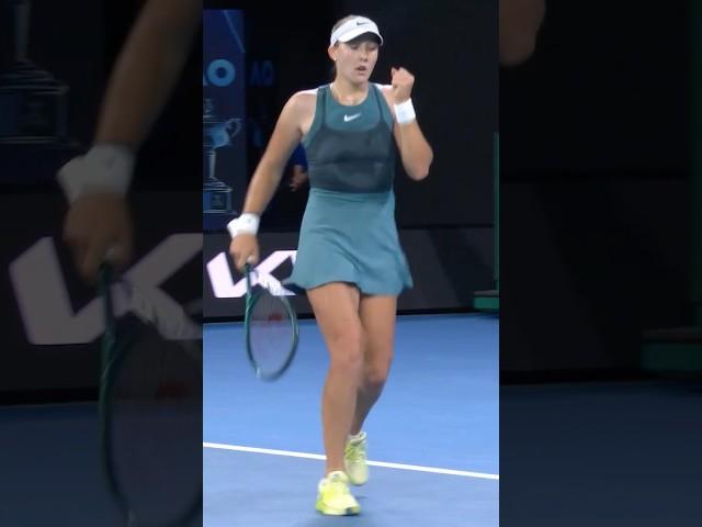 Andreeva BLASTS forehand winner! 