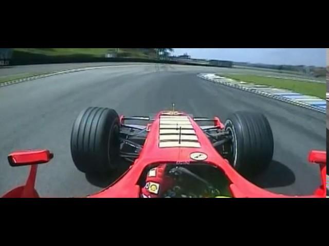 F1 Interlagos 2006 - Felipe Massa Pole Lap Onboard