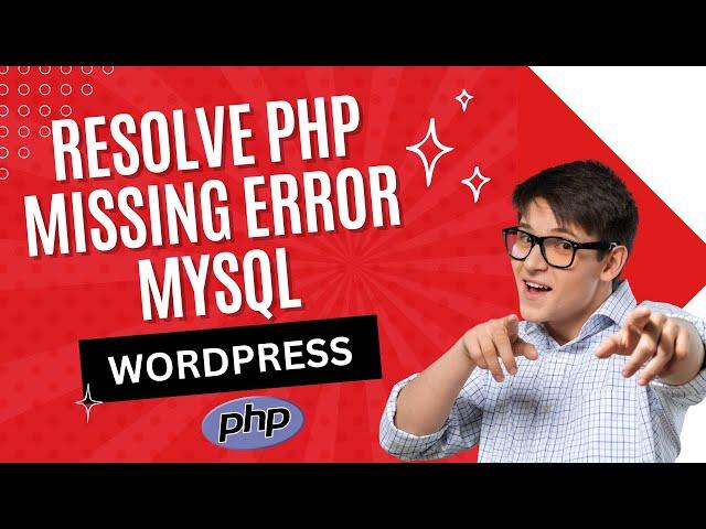 How to resolve " PHP installation appears to be missing the MySQL extension " | 2023