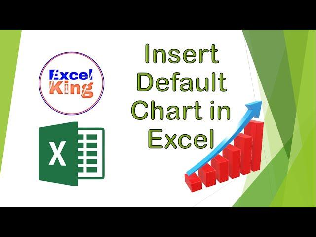 Insert Chart using Shortcut keys in Excel #AskExcelKing #ExcelKing2020