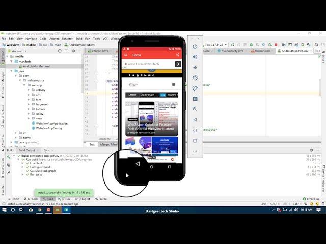 Universal Android WebView App with admob