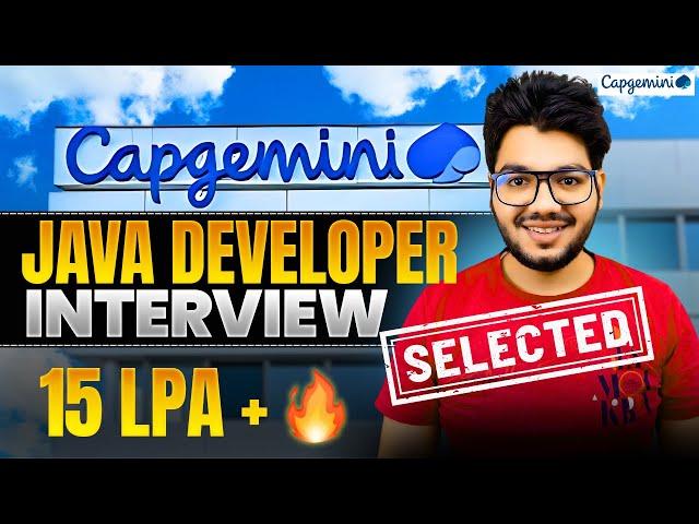 Capgemini Java Developer Interview Experience & Questions