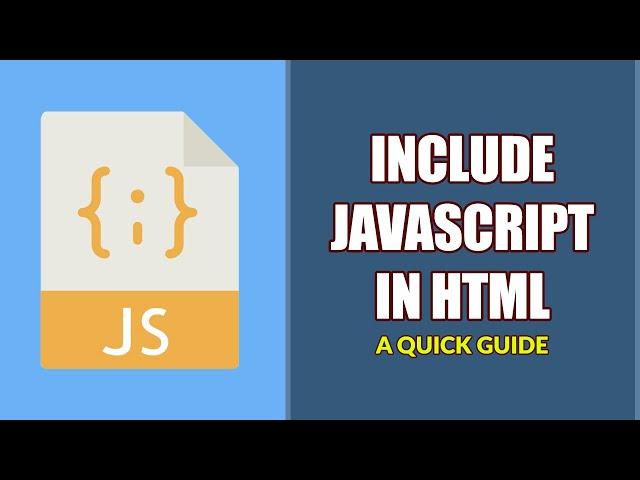 Ways To Include Javascript In HTML