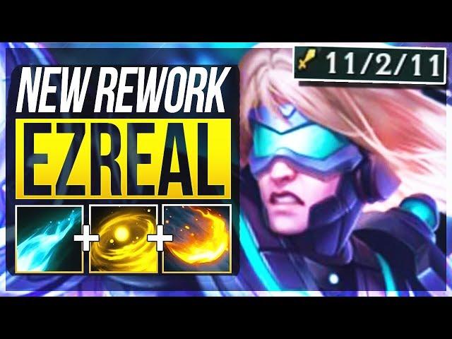 EZREAL REWORK IS ACTUALLY SO BUSTED! Ezreal Rework ADC Gameplay | League of Legends