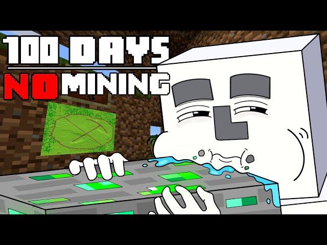 100 Days - [MINECRAFT NO MINING]