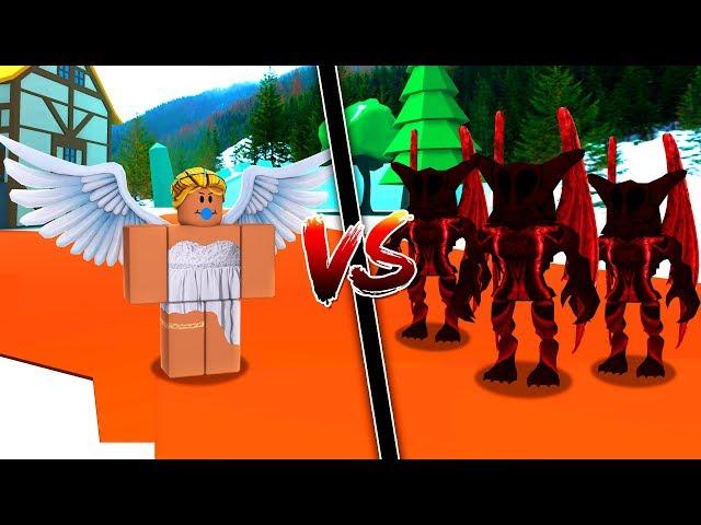 ROBLOX ANGELS VS DEMONS SIMULATOR! *LEVEL 1,000,000*