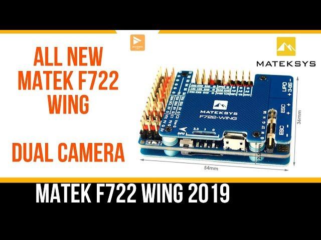 Matek F722 Wing Flight Controller for RC Wing and INAV // Overview