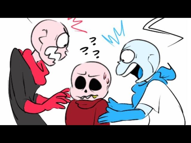 Ask Blueberry Sans And Edge The Movie【 Undertale Comic Dub Compilation 】