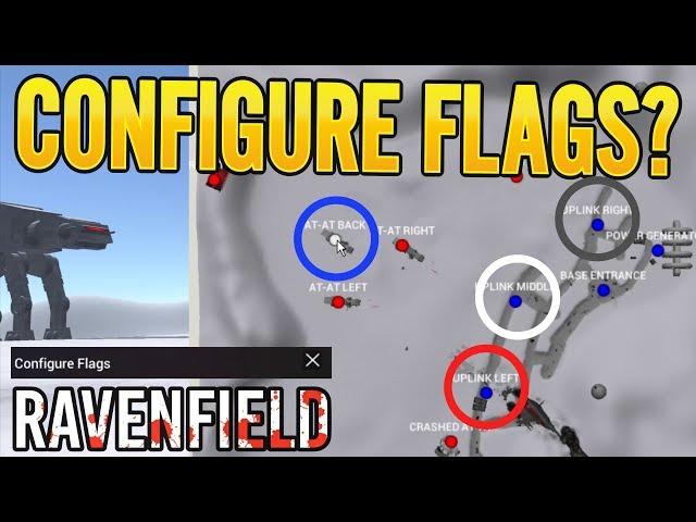 What is the CONFIGURE FLAGS setting in the new Ravenfield Beta?