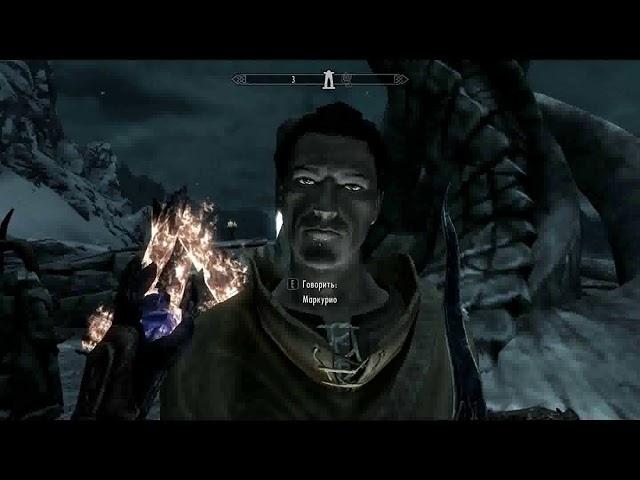 The Elder Scrolls V: Skyrim. Когда искал квест в горах.