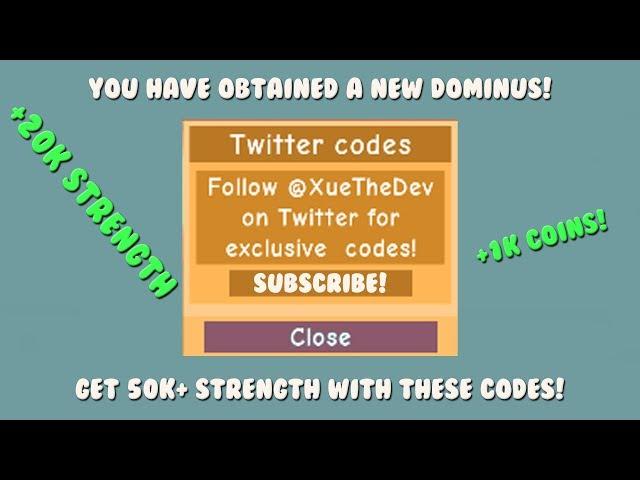  Dominus Lifting Simulator V2 Codes! | (Roblox)