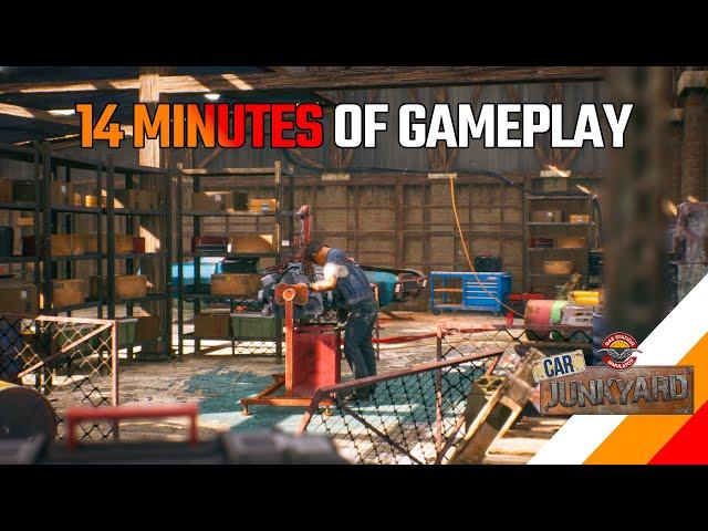 Gas Station Simulator: Car Junkyard | 14 minutes of Gameplay