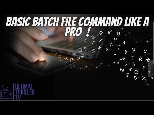 Creating and Running Batch Files in Windows 10| Write Batch Scripts and Execute Batch File Commands