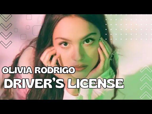 Olivia Rodrigo - Driver's License (Tradução)