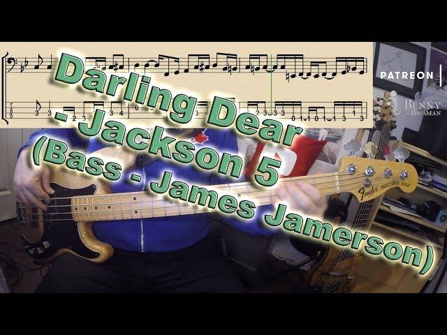 Jackson 5 - Darling Dear [BASS COVER] - with notation and tabs