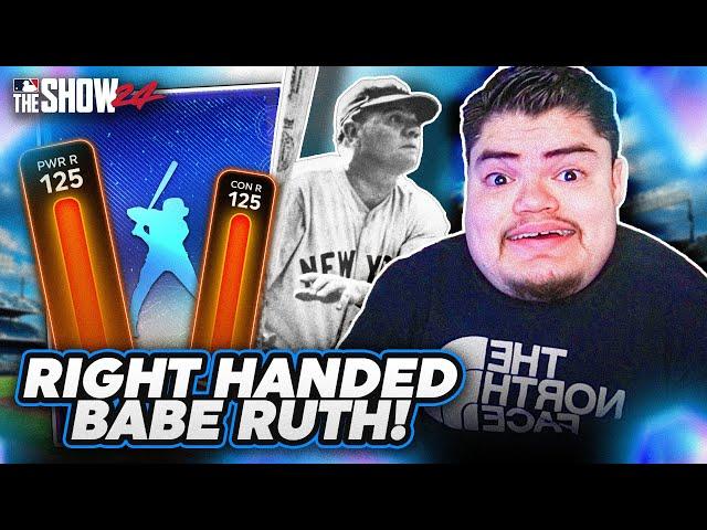 I found the right handed Babe Ruth! You NEED him!