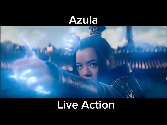Azula’s Lightning Live action And Animated Comparison | Avatar: The Last Airbender Netflix