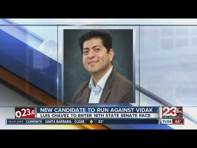 New candidate Luis Chavez will challenge Vidak for state senate