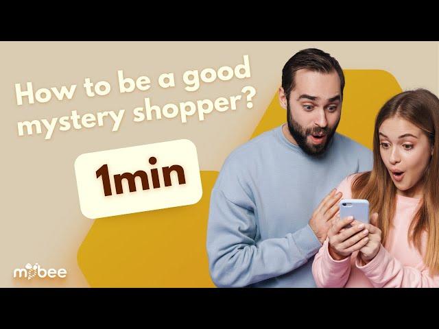 Become a top mystery shopper in just 1 minute! ⏱ Want more tasks and points? Watch this now!