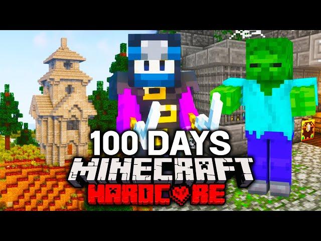 I Survived 100 Days in Roguelike Adventures & Dungeons in Hardcore Minecraft!