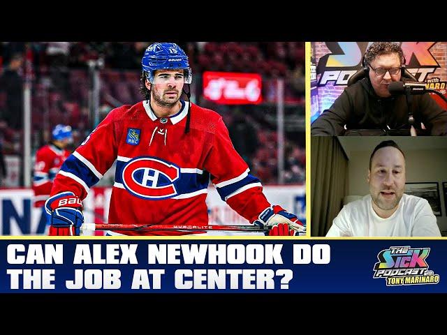 Can Habs' Newhook Do The Job At Center? | The Sick Podcast with Tony Marinaro March 10 2025