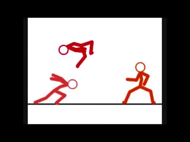 Epic stickman fighting!{Епичный бой стикманов!}