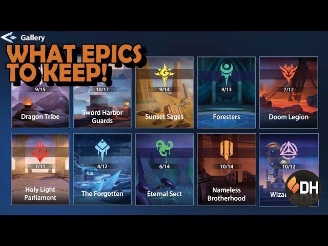 What Epics to Keep and What Epics to EAT! || Infinite MagicRaid