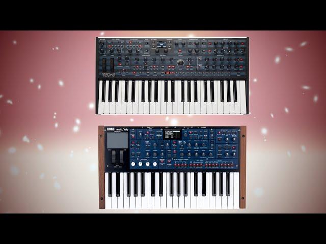 Oberheim Teo-5 vs Korg Multipoly (they sound closer than you think)