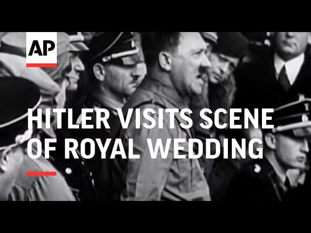 Hitler Visits Scene Of Royal Wedding