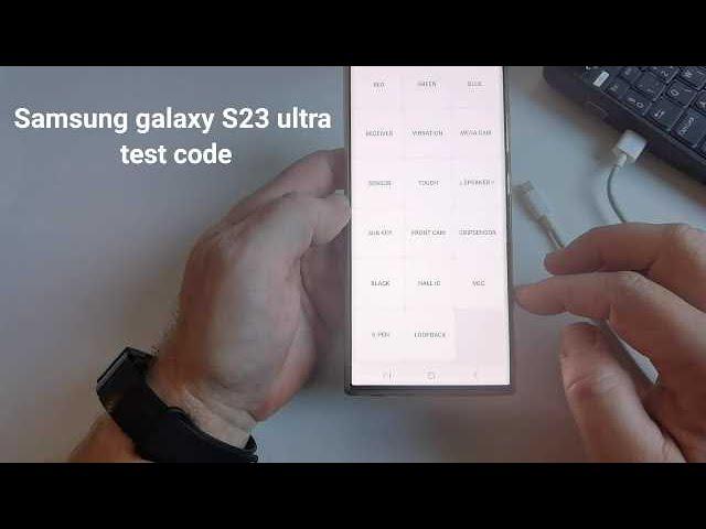 Samsung Galaxy S23 ultra test code