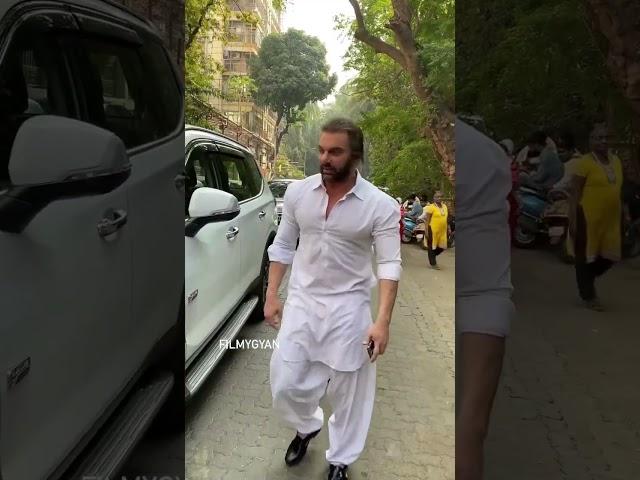 Sohail Khan looks so handsome in white Kurta