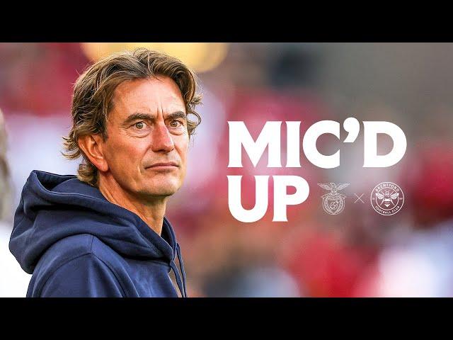 "Smile and enjoy it!" | Thomas Frank Mic'd Up in the Dugout vs Benfica! ️