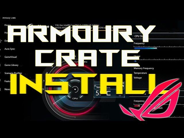 Quick Install Asus Armoury Crate Guide 2024!