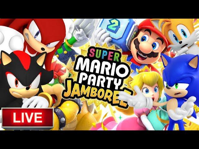 Who Will Win?!! | Team Sonic PLAYS Super Mario Party Jamboree! [FT. Shadow] *LIVE*