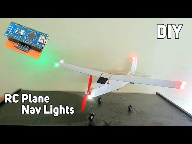 How to make Navigation Lights for RC Plane using Arduino