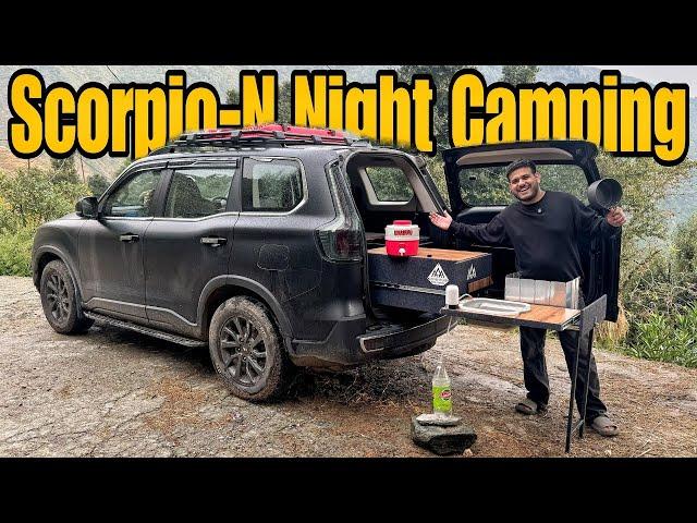 Finally Scorpio-N Mein Night Camping Karli 