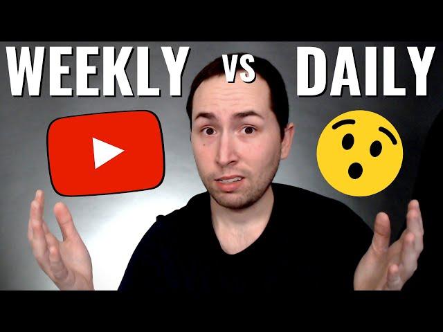 How Often Should I Upload YouTube Videos? WEEKLY vs DAILY (CASE STUDY)