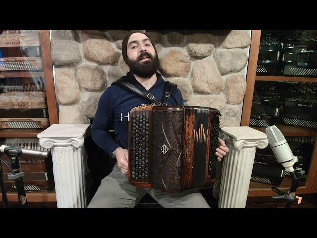 7091 - Certified Pre-Owned Carved Copper Beltuna Leader IV 2050M Fly Accordion C LMMM 82 96 $8999