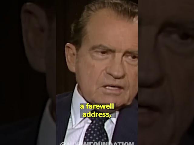 Richard Nixon in the 80s Warns Against the Media Elitist Complex #shorts