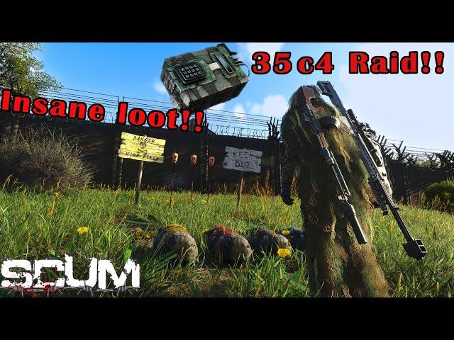 We Raided The Russians And Got 30 C4's! Our Biggest Raid Ever! - Scum