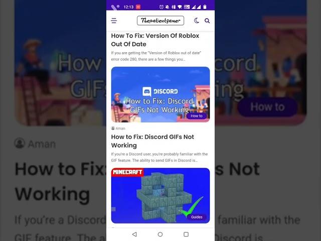 How to fix Discord Gifs not loading error #discord #discordserver