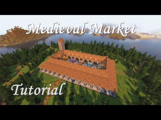 Medieval Market | TUTORIAL | TeamMinecraftBuild