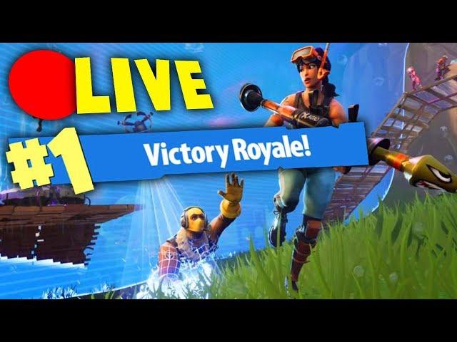  LIVE - Fortnite Battle Royale !! NON HO MAI FATTO UNA VITTORIA REALE IN LIVE..