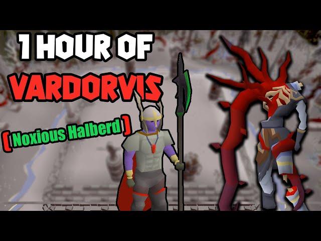 1 Hour of Vardorvis (Noxious Halberd) | OSRS Vardorvis Examples