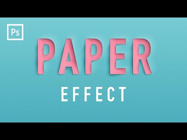 Photoshop Tutorials - Paper Cutout Text Effect