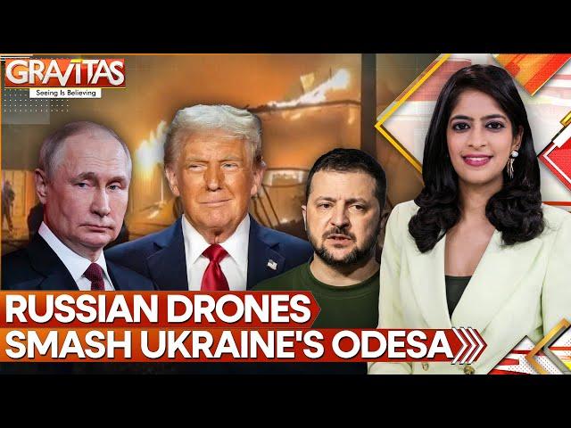 Russian Drones Smash Odesa, Sumy as Trump Halts Arms Aid to Ukraine | Gravitas