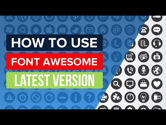 Font Awesome Tutorial | How to use font awesome 5