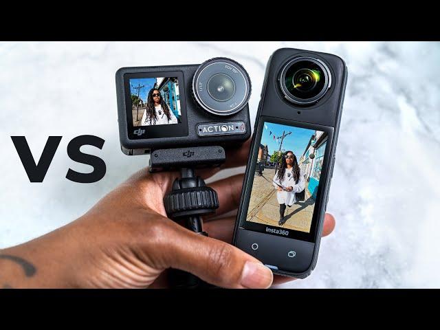 Best Small Camera? DJI Osmo Action 4 vs Insta360 X4.