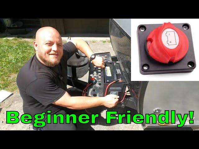 Installing Master Switch on Camper Trailer | RV Kill Switch